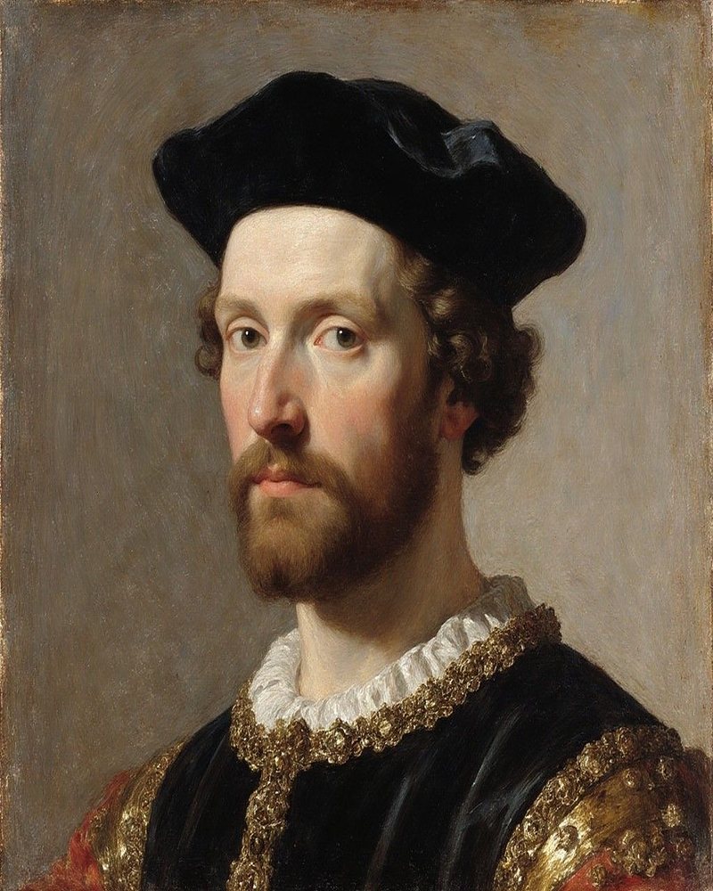 Classical portrait study