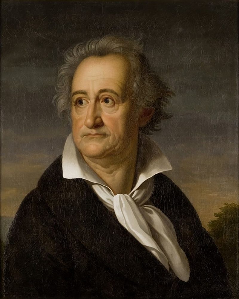 Portrait of Goethe